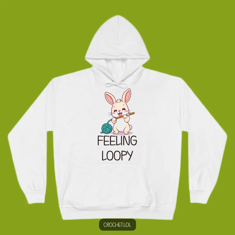 Funny Bunny Crochet Hoodie: Cozy and Energetic Design, Great Funny Gift for Crafters